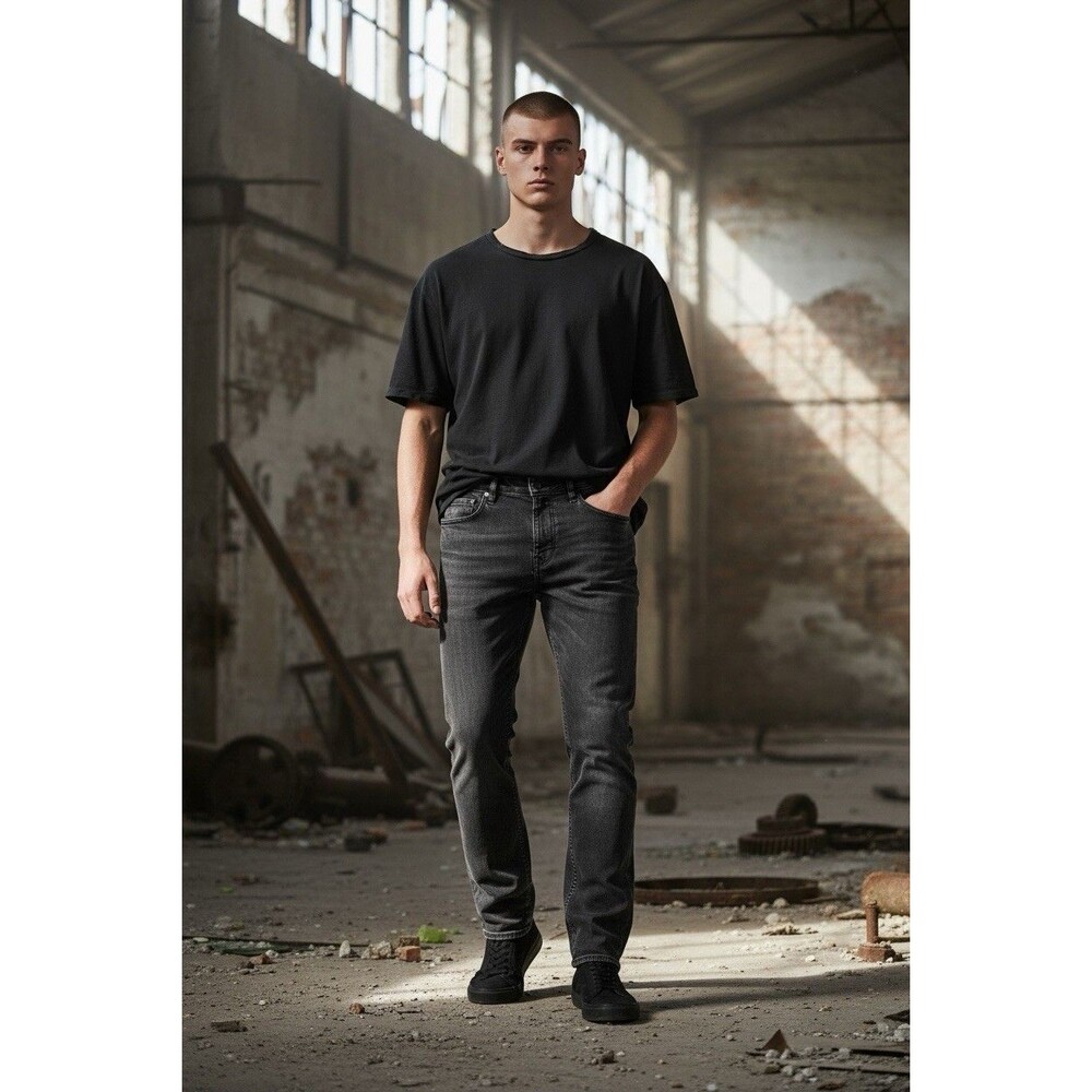 Allsaints Men’s Cigarette Slim Jeans W32 Designer Grunge Punk Streetwear